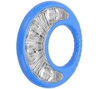 Horett Tambourin à Main 6,5 Pouces Taille Enfant Double Cloches en Métal | Plastique Abs, Couvercle de Protection, Son en Métal Clair, Aide à L'enseignement de la Musique pour Enfants, Instrument de