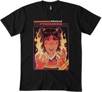 HOREUDAR Advanced Pirokinesis Camiseta Clásica 173Dmn Sudadera Cuello Redondo Sudadera Negro Men's T Shirt Short Sleeve Shirts for Men Black M