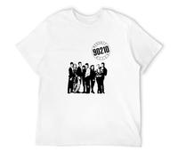 HOREUDAR Beverly Hills 90210 Cast TV Show Fan T Shirt Men's Man White M