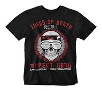 HOREUDAR Big Trouble in Little China T-Shirt Lords of Death Movie Retro Street Gang Men's Man Black S