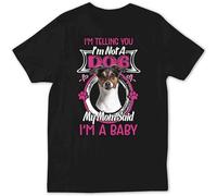 HOREUDAR Funny Jack Russell Terrier Owner Fur Mom Dad Gift T Shirt Men's Man Black S