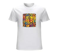 HOREUDAR Happy Mondays Happy Mondays T-Shirt Men's Man White 3XL