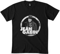 HOREUDAR Jean Gabin Slim Fit T-Shirt BL Men's Man Black M