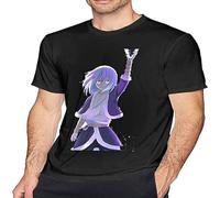 HOREUDAR Tensei Shitara Slime Datta Ken Men's T Shirt Short Sleeves O Neck Cotton T-Shirt Black L