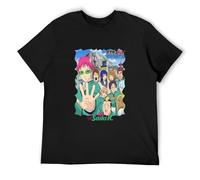 HOREUDAR Youxi The Disastrous Life of Saiki K Anime Unisex T-Shirt Men's Man Black 3XL