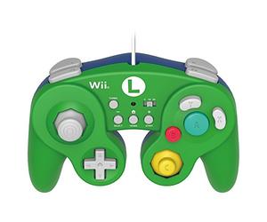 HORI Battle Pad for Wii U (Luigi Version) with Turbo - Nintendo Wii U