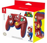 HORI Battle Pad Gamecube Style Controller - Mario Edition for (Nintendo Switch)