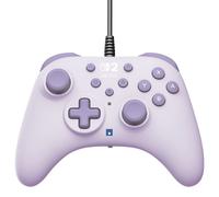 Hori Manette filaire Horipad Turbo – Compatible Nintendo Switch, Switch 2 et OLED – Violet pâle