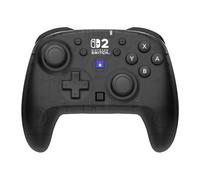 Hori Manette sans fil Horipad Turbo Nintendo Switch et Switch 2 - Fonction Assign - Bouton C - Autonomie 10 h - Licence officielle - Noir et transparent