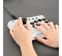 Hori PlayStation Manette filaire Hori Fighting Stick Mini pour PC, PS4 et PS5 - Blanc