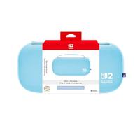 Hori - Pochette fine résistante pour Switch 2 - Sous licence officielle Nintendo - Bleu clair