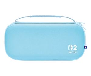 Hori Pochette Fine Résistante (Bleu Clair) pour Nintendo Switch 2 - Sous licence officielle Nintendo