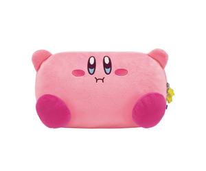 Hori Pochette peluche Plush Pouch en forme de Kirby pour Nintendo Switch 2 - Protection console - Rangement accessoires et jeux - Rose