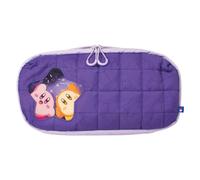 Pochette rembourrée de protection - HORI - Nintendo Switch 2 - Rangement accessoires et jeux - Motif Kirby et Waddle Dee - Violet