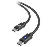 Hori Câble de charge USB‑C pour manette DualSense PS5 – USB‑C à USB‑C 3 m – Licence officielle Sony