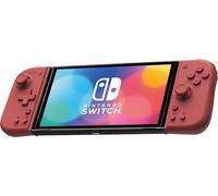 Hori Split Pad Compact (Rouge Abricot) Manette mode portable pour Nintendo Switch et Nintendo Switch modèle OLED - Licence officielle Nintendo