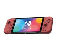 Hori Manette Split Pad Compact - Portable pour Switch/Switch OLED - Licence Nintendo - Rouge Abricot