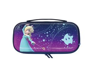 Hori Super Mario Galaxy Housse de protection et transport Nintendo Switch 2 - Filet rangement accessoires - 10 compartiments jeux - Motif Harmonie