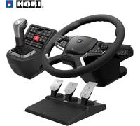 Hori Système de contrôle de camion Force Feedback Control System pour PC - Inclus Volant, Levier de commande et Pédales
