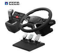 HORI Système de contrôle de camion pour Windows 11/10 avec volant à rétroaction de force, panneau de commande de changement de vitesse et pédales