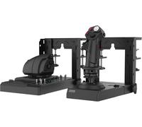 Système de vol et support Hotas pour PC - Hori - Double manette fontion de gouvernail - 200 fonctions configurables - Noir