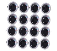 HORIALENCE 100 Ensembles Resin Offset Moon Shaped Safety Eyes for DIY Crochet Plush Toys Creative Craft Accessories with Realistic Lifelike Look