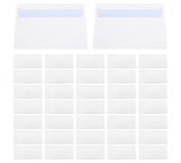 HORIALENCE 100 enveloppes blanches autocollantes, enveloppes de sécurité confidentielles teintées, adaptées à l'envoi de documents dans les secteurs de la santé, juridique, commercial et de