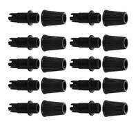 HORIALENCE 100 Pièces de Clips Câbles en Plastique Noir Presse-étoupes pour Protection de Câble, Fixation Anti-desserrage pour Accessoires D'éclairage Suspendu