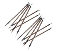 HORIALENCE 12 Pièces Set de Pinceaux de Calligraphie Chinoise en Plastique pour Étudiants et Professionnels, Améliore L'efficacité de L'entraînement en Calligraphie et Peinture, pour Écoles
