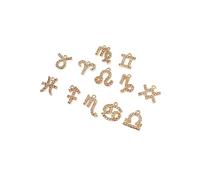HORIALENCE 12pièces Bijoux Oreilles Cuivre Pendentifs Zodiac Diy Créatifs Et Uniques Parfaits Pour Toutes Les Occasions Et Tenues