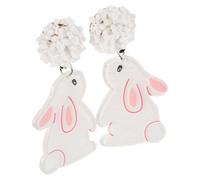 HORIALENCE 1paire Boucles Oreilles Lapin Acrylique Mignon Pour Pâques Pendentifs Et Élégants Pour Décorations De Fête Amusantes