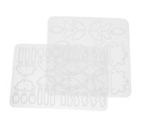 HORIALENCE 2 Pièces Moules Silicone Pendentifs et pour Bijoux Diy Moulages Flexibles et Durables pour Résine Boucles Doreilles et Colliers Motifs Détailés pour Uniques