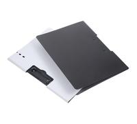 HORIALENCE 2pcs Dossiers Pratiques en Plastique Coloré Format A4, Porte-documents Portable Facile à Utiliser pour École et Conférence