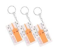 HORIALENCE 3 Pièces Jauge de de Roulement de Pneus de Outils de Mesure Plastique pour Évaluation de de Pneus Outil Portable et pour Automobile