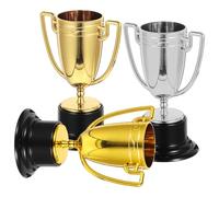 HORIALENCE 3pcs Trophées en Plastique Décoratifs Sécurisés pour Cérémonies Scolaires et Journées Sportives, Trophées Créatifs Brillants au Design Raffiné pour Récompenses