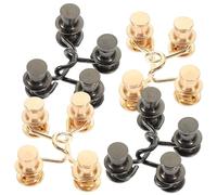 HORIALENCE 4 Ensembles de Boutons de Réglage de Taille pour Jeans, Alliage Solide, Design Ajustable sans Clous, Faciles à Utiliser pour Pantalons et Jeans