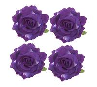 HORIALENCE 4 Pièces Broche Fleur Rose Épingles à Cheveux Décoratives pour Accessoires de Fête à Hawaii
