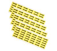 HORIALENCE 5 feuilles Autocollants Flèches Auto Adhésifs Étiquettes Indicateurs pour Usines et Entrepôts Autocollants de Marquage Au Sol Haute Viscosité pour Productivité