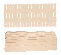 HORIALENCE 50 Pièces Bâtonnets Naturels pour Glaces Bâtonnets à Sucettes Réutilisables Diy Accessoires de Desserts et Matériaux de Bricolage pour Fêtes