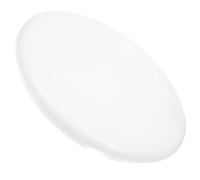 HORIALENCE Abat-jour pour Plafonnier Rond Plastique Translucide Diffuseur de Lumière Uniforme Cache Luminaire pour Chambre et Salon Design Simple et Adapté à Tous Styles