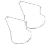 HORIALENCE Accessoire pour tondeuse à gazon en Acier Inoxydable 2pcs, protection contre les débris, pour trimmers et tondeuses électriques de jardin