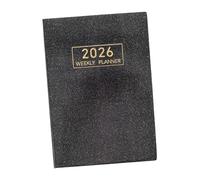 HORIALENCE Agenda PU Holographique Planificateur et Compact pour Organisation Fitness et Journal de Grossesse Carnet de Voyage et Budget