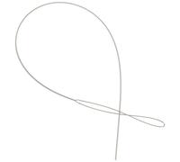 HORIALENCE Aiguille à Perler en Fer Argenté Outil de Bricolage Réutilisable, 1 Pack pour Fabrication de Bijoux pour Loisirs Créatifs et Perles