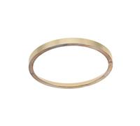 HORIALENCE Anneau Intérieur et Modification Mécanique pour Montre en Cuivre Insert de Lunette Or de 31,3 Mm Extérieur et 27,3 Mm Intérieur, Compatible pour Réparation