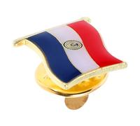 HORIALENCE Badge Émail Métallique Nation Paraguayenne Épingle De Fierté Patriotique Pour Hommes Et Femmes Accessoire Indépendance Pour Sacs Chapeaux Et Costumes