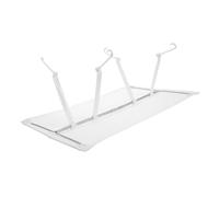 HORIALENCE Baffle déflecteur évent en forme de couvercle de climatiseur central plaque de guidage aérien de climatisation couverture de vent de climatiseur difflecteur Air AC fer blanche