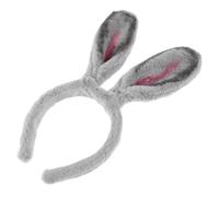 HORIALENCE bandeau lapin déguisement oreilles de lapin bandeau en oreilles de lapin oreilles de lapin cosplay bande-oreille de lapin -tête lapin en tissu Gris foncé