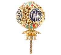 HORIALENCE Bouton de Couvercle Rétro pour Bouilloire, Poignée de Remplacement en Céramique Colorée 1,8 Cm, Accessoire pour Couvercle de Théière, Résistant la Chaleur, Compatible