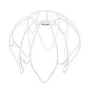 HORIALENCE Cadre Abat-jour Fer Vintage Robuste pour Lampe de Table et Suspension Armature Facile à Installer Support Lampe Chevet DIY Style Européen Cristal