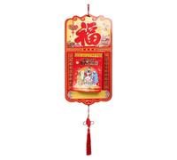 HORIALENCE Calendrier lunaire chinois : 2027, année de la Chèvre. Calendrier mural chinois de 365 pages avec almanach culturel pour une décoration intérieure Feng Shui traditionnelle et les